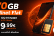 monatlich kündbar - 70GB Allnet Flat mit 100 Freiminuten in 50 Länder nur 9.99€ monatlich