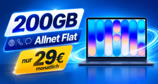 Apple MacBook Neo 256GB Blau für einmalig 79€ mit 200GB Allnet Flat nur 29€ monatlich