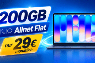 Apple MacBook Neo 256GB Blau für einmalig 79€ mit 200GB Allnet Flat nur 29€ monatlich