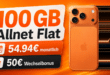 iPhone 17 Pro 512GB für einmalig 199€ mit 100GB Allnet Flat (+10GB SIM) nur 54.94€ monatlich