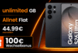 Samsung Galaxy S26 Ultra für einmalig 129€ mit Vodafone unlimited Allnet Flat & 100€ Wechselbonus nur 44.99€ monatlich
