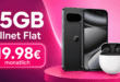 Google Pixel 10 Pro & Google Pixel Buds 2A für einmalig 1€ (Einsendung Altgerät) mit 15GB Allnet Flat nur 19.98€ monatlich