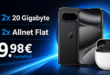 Google Pixel 10 Pro & Google Pixel Buds 2A für einmalig 1€ (Einsendung Altgerät) mit 2x 20GB Allnet Flat nur 19.98€ monatlich