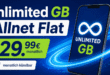 monatlich kündbar ohne Anschlusspreis – o2 unlimited Allnet Flat nur 29.99€ monatlich