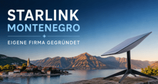 Starlink in Montenegro: Eigene Firma gegründet – Satelliteninternet rückt näher