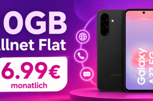 Samsung Galaxy A37 für einmalig 9€ mit 10GB Allnet Flatrate nur 6.99€ monatlich