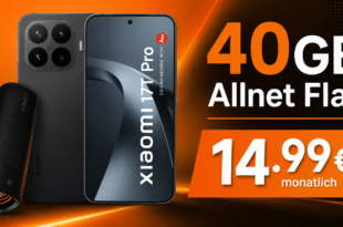 Xiaomi 17T Pro & Xiaomi Soundbox für einmalig 79€ (Einsendung Altgerät) mit 40GB Allnet Flatrate nur 14.99€ monatlich