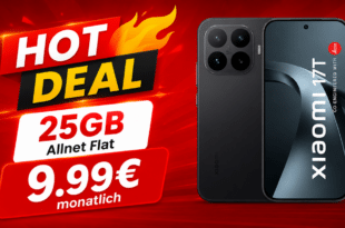 Xiaomi 17T für einmalig 49€ (Einsendung Altgerät?) mit 25GB Allnet Flat & 50€ Wechselbonus nur 9.99€ monatlich
