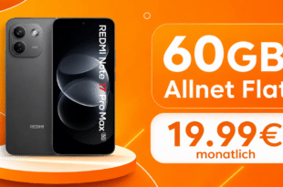 Xiaomi REDMI Note 17 Pro Max 5G für einmalig 100€ mit 60GB Allnet Flat nur 19.99€ monatlich