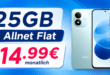 Xiaomi Redmi Note 17 für einmalig 20€ mit 25GB Allnet Flat nur 14.99€ monatlich