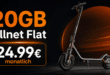 Xiaomi e-Scooter 6 mit 20GB Allnet Flat nur 24.99€ monatlich