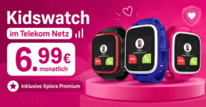 Xplora Let’s Go Kidswatch inklusive Xplora Premium im Telekom Netz nur 6.99€ monatlich