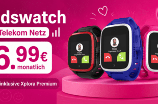 Xplora Let's Go Kidswatch inklusive Xplora Premium im Telekom Netz nur 6.99€ monatlich