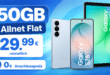 Samsung Galaxy S26 & Galaxy Tab A11 für einmalig 50€ mit 50GB Allnet Flat nur 29.99€ monatlich