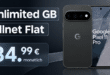 Google Pixel 11 Pro für einmalig 101€ (Einsendung Altgerät) mit o2 unlimited Allnet Flat nur 34.99€ monatlich