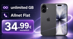 iPhone 17 für einmalig 49€ mit o2 unlimited Allnet Flat nur 34.99€ monatlich