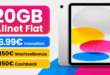 iPad 2025 11 WiFi für einmalig 42€ mit 20GB Allnet Flat und 150€ Wechselbonus und 150€ Cashback nur 26.99€ monatlich