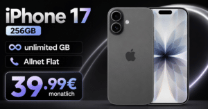 iPhone 17 für einmalig 1€ mit o2 unlimited GB Allnet Flat nur 39.99€ monatlich