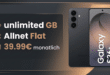 Samsung Galaxy S26 Plus mit o2 unlimited GB Allnet Flat nur 39.99€ monatlich
