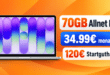 Apple MacBook Neo für einmalig 100€ mit 70GB Allnet Flat & 120€ Startguthaben nur 34.99€ monatlich