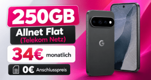 Google Pixel 11 für einmalig 80€ mit 250GB Allnet Flat nur 34€ monatlich