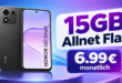 Honor 600 Smart 5G mit 15GB Allnet Flat nur 6.99€ monatlich