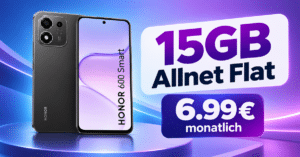 Honor 600 Smart 5G mit 15GB Allnet Flat nur 6.99€ monatlich