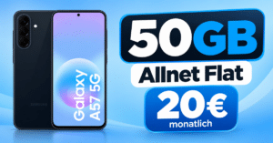 Samsung Galaxy A57 5G 256GB mit 50GB Allnet Flat im Telekom Netz nur 20€ monatlich
