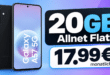 Samsung Galaxy A57 256GB für einmalig 49€ mit 20GB Allnet Flat nur 17.99€ monatlich