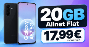 Samsung Galaxy A57 256GB für einmalig 49€ mit 20GB Allnet Flat nur 17.99€ monatlich