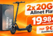 Samsung Galaxy S25 FE & Niu KQi 100F E-Scooter für einmalig 9€ mit 2x 20GB Allnet Flat nur 19.98€ monatlich