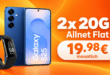 Samsung Galaxy S25 & Fitbit Charge 6 für einmalig 69€ mit 2x 20GB Allnet Flat nur 19.98€ monatlich