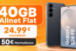 Samsung Galaxy S26 FE für einmalig 29€ mit 40GB Allnet Flat & 50€ Wechselbonus nur 24.99€ monatlich