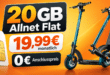 SoFlow E-Scooter S04-PRO 10.5 GEN 2 mit 20GB Allnet Flat nur 19.99€ monatlich