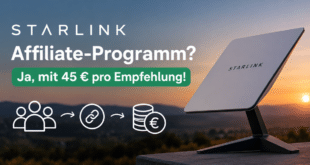 Starlink Affiliate-Programm: 45 Euro mit Empfehlungen verdienen