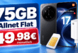Xiaomi 17 Ultra & Xiaomi 67W HyperCharge für einmalig 179€ mit 75GB Allnet Flat nur 49.98€ monatlich
