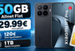 Xiaomi 17T Pro 1TB für einmalig 100€ mit 50GB Allnet Flat & 120€ Startguthaben nur 29.99€ monatlich