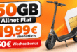 Xiaomi Electric Scooter 6 mit 50GB Allnet Flat & 50€ Wechselbonus nur 19.99 Euro monatlich