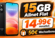 Xiaomi Redmi 17 für einmalig 49€ mit 15GB Allnet Flat und 50€ Wechselbonus nur 14.99€ monatlich