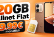 Xiaomi Redmi 17C 5G für einmalig 9€ mit 20GB Allnet Flat nur 9.99€ monatlich