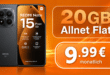 Xiaomi Redmi Note 15 Pro+ 5G für einmalig 99€ mit 20GB Allnet Flat nur 9.99€ monatlich