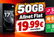 Xiaomi Redmi Note 17 Pro Max mit 50GB Allnet Flat & 50€ Wechselbonus & 50€ Wunschgutschein nur 19.99€ monatlich