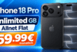 iPhone 18 Pro mit Vertrag - 256GB einmalig 300€ mit o2 unlimited Allnet Flat für 59.99€ monatlich