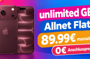 iPhone 18 Pro mit o2 unlimited Allnet flat für 89.99€ monatlich