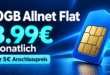 Allnet Flat 10GB für nur 3.99€ monatlich