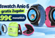 Anio 6 Kinder Smartwatch & gratis Zugabe für einmalig 60€ nur 5.99€ monatlich