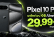 Google Pixel 10 Pro für einmalig 99€ mit o2 unlimited Allnet Flat nur 29.99€ monatlich