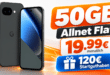 Google Pixel 10a für einmalig 100€ mit 50GB Allnet Flat & 120€ Startguthaben nur 19.99€ monatlich