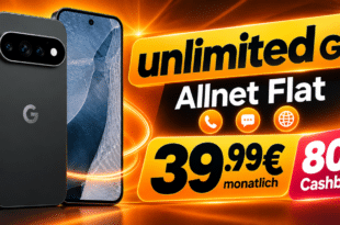 Google Pixel 11 Pro für einmalig 149€ mit o2 unlimited Allnet Flat & 80€ Cashback nur 39.99€ monatlich