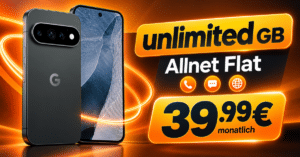Google Pixel 11 Pro für einmalig 150€ mit o2 unlimited Allnet Flat nur 39.99€ monatlich